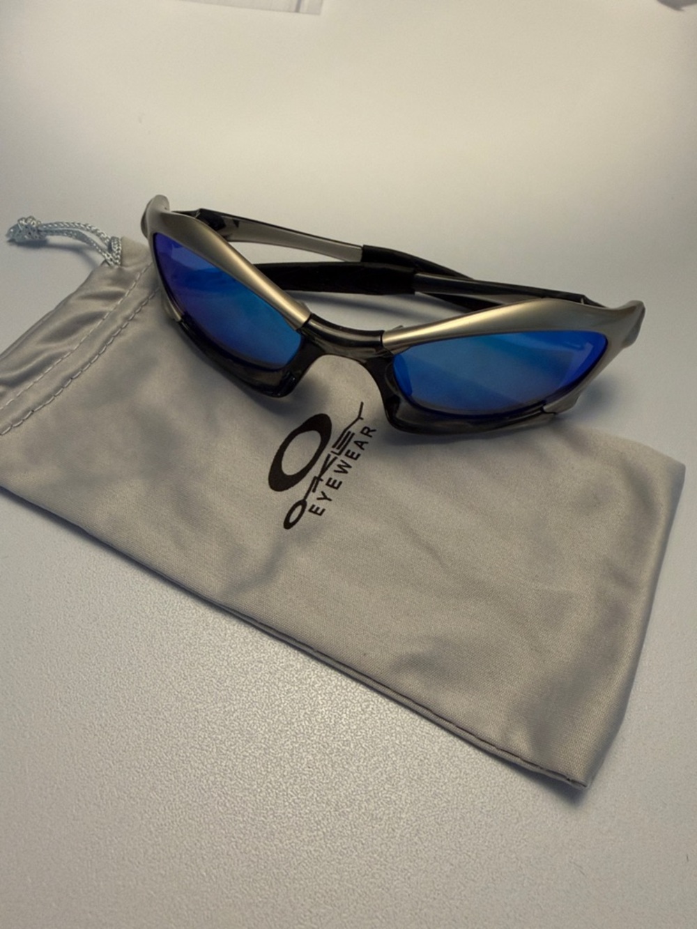 Oakley Blue Reflective glasses